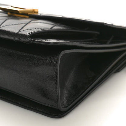 Givenchy Goatskin Quilted Medium GV3 Shoulder Bag Black 8 of 8
