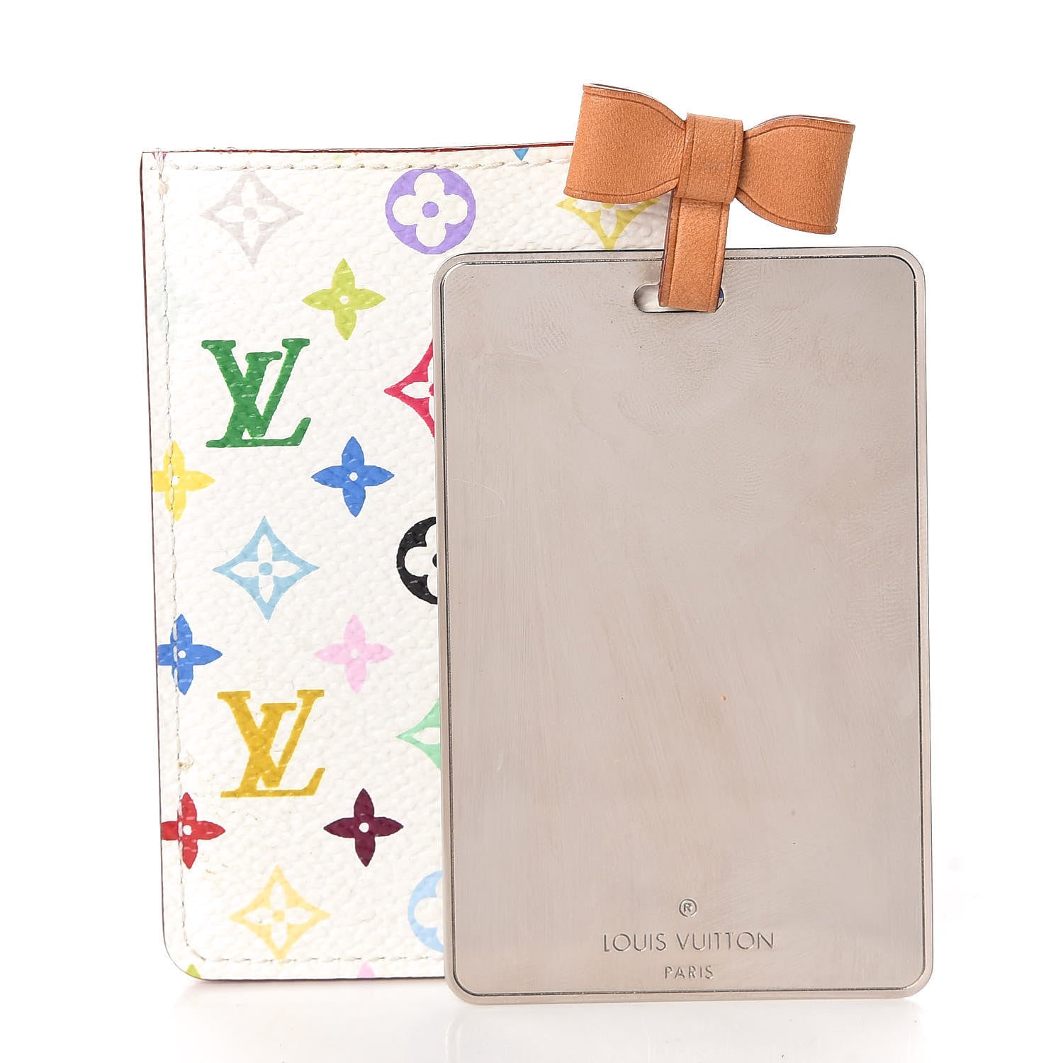 Louis Vuitton Monogram Multicolor Mirror and Case Pouch White 5 of 9