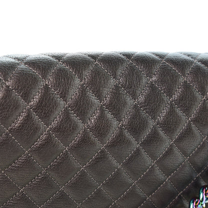 Chanel Iridescent Goatskin Quilted Medium Boy Flap Dark Gold 8 of 11