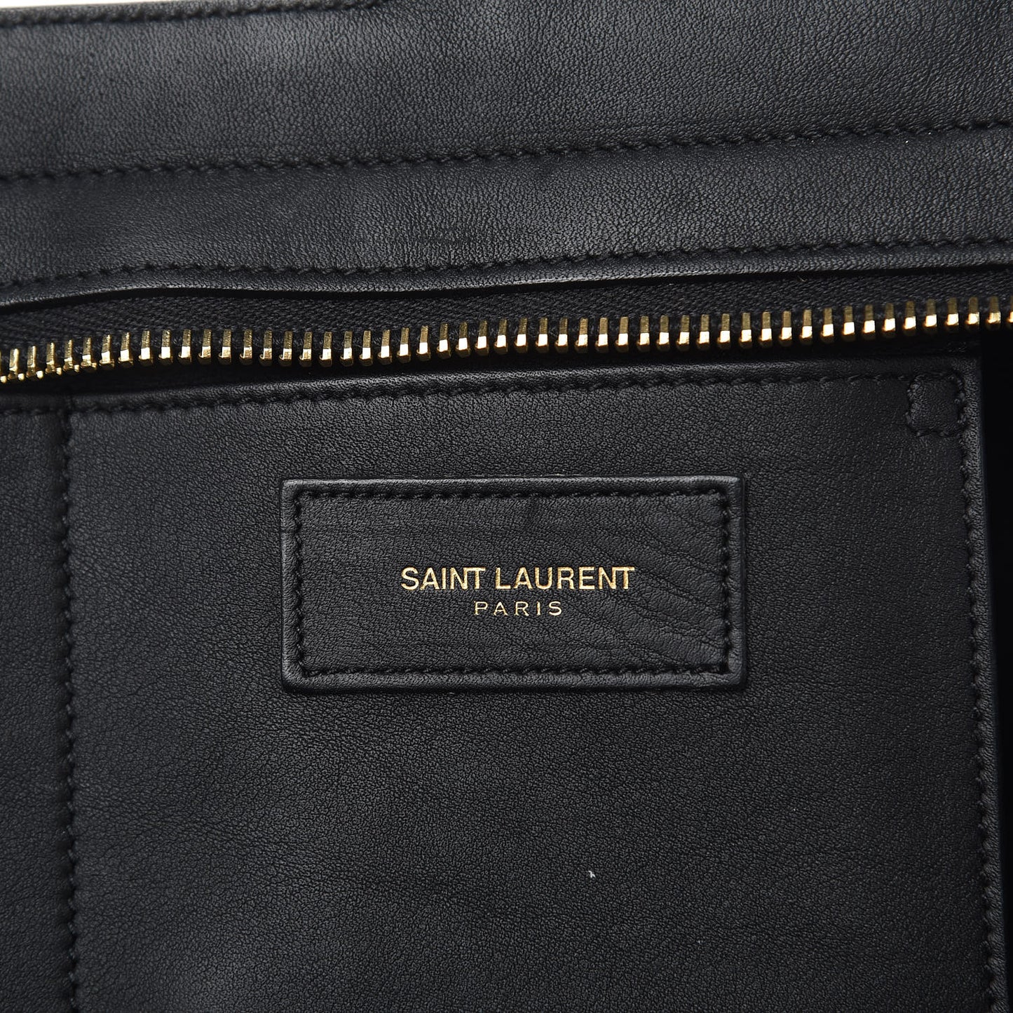 Calfskin Small Classic Y Cabas Black