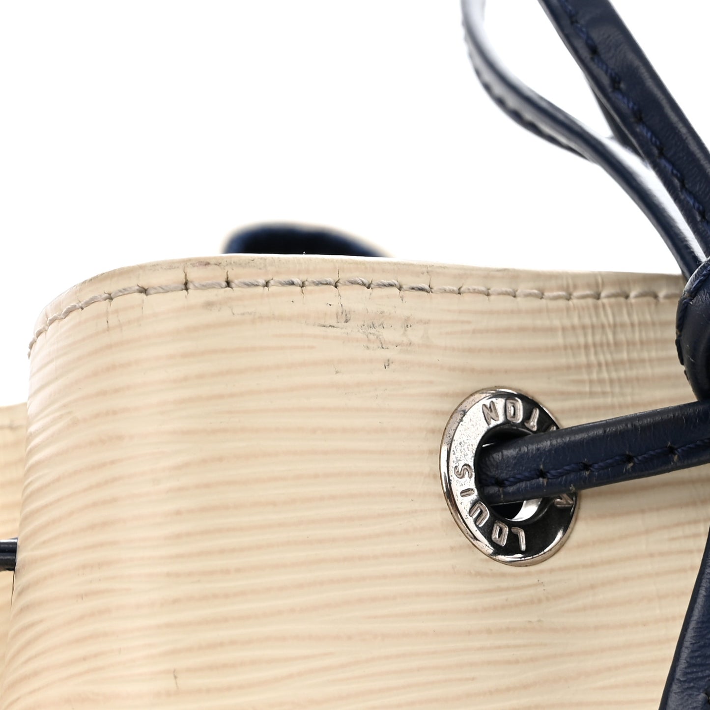 Epi Petit Bi-Color Noe Ivory Indigo