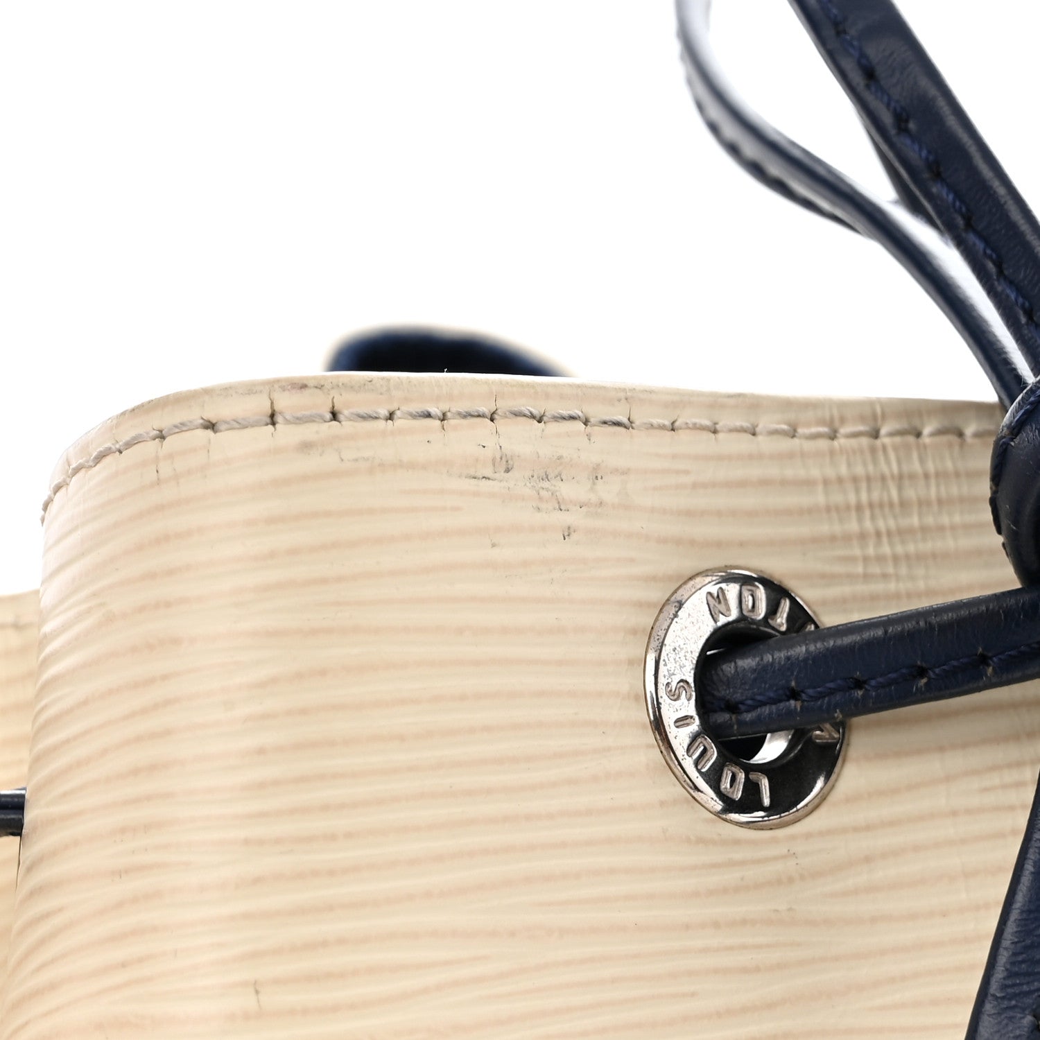 Louis Vuitton Epi Petit Bi-Color Noe Ivory Indigo 12 of 13