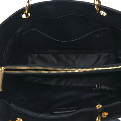 Chanel Caviar Quilted Grand Shopping Tote GST Black 5 of 9
