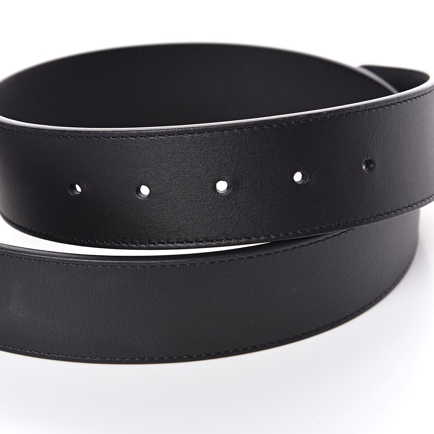 Gucci Calfskin Double G 40mm Belt 80 32 Black 5 of 6
