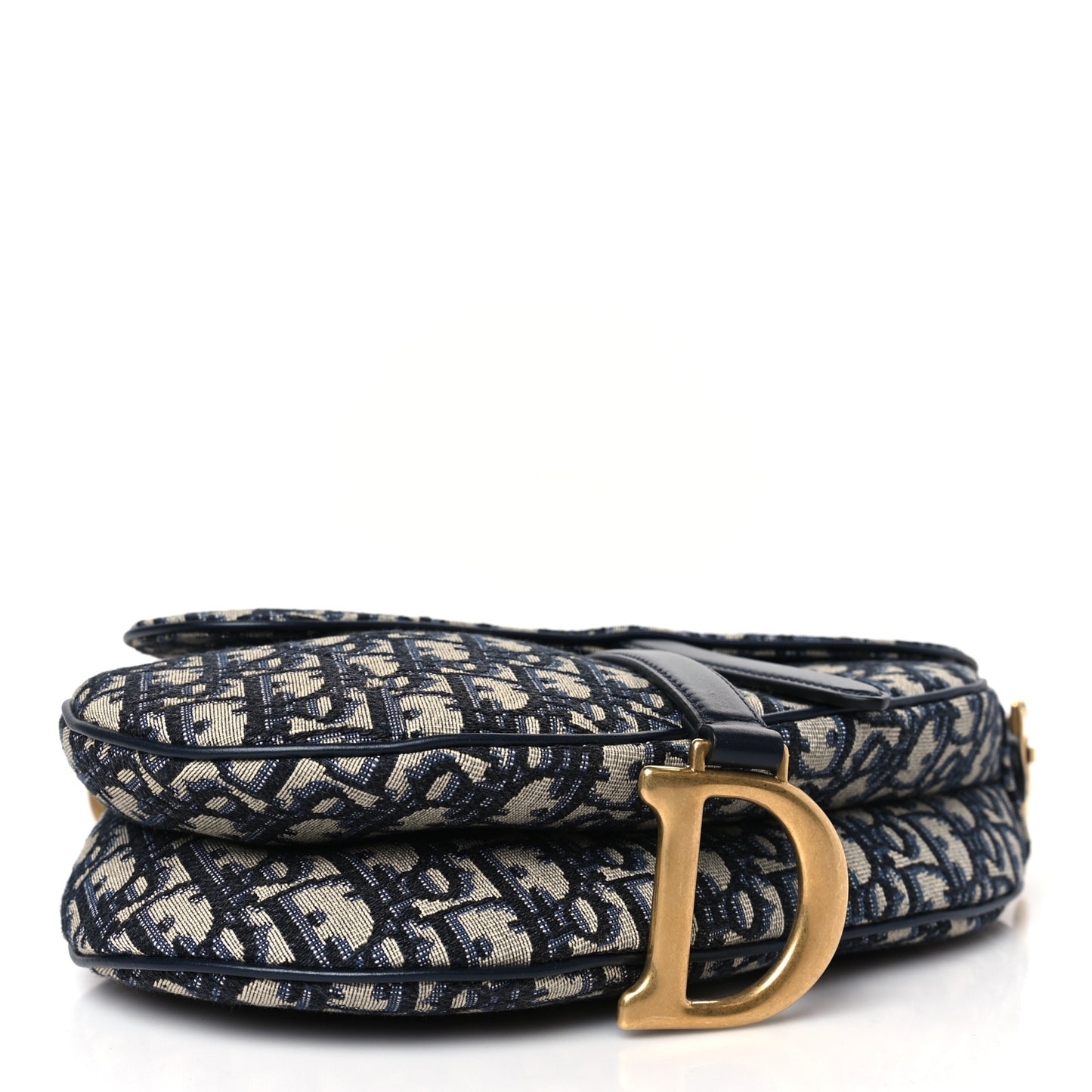 Oblique Saddle Bag Blue