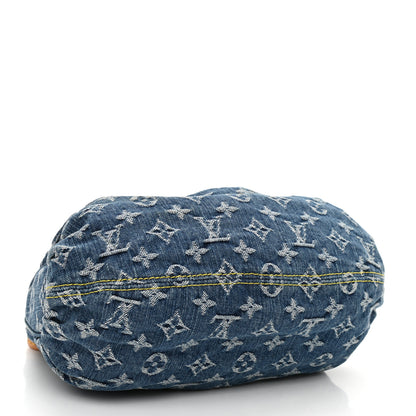 Louis Vuitton Monogram Denim Pleaty Blue 4 of 10