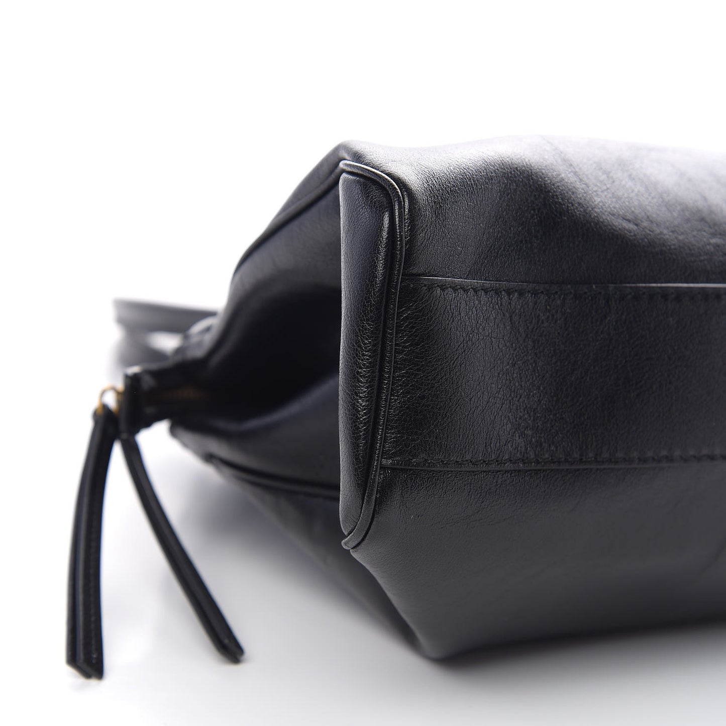 Calfskin Large Re(Belle) Top Handle Bag Black