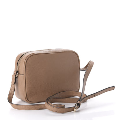 Gucci Pebbled Calfskin Small Soho Disco Bag Rose Beige 3 of 10