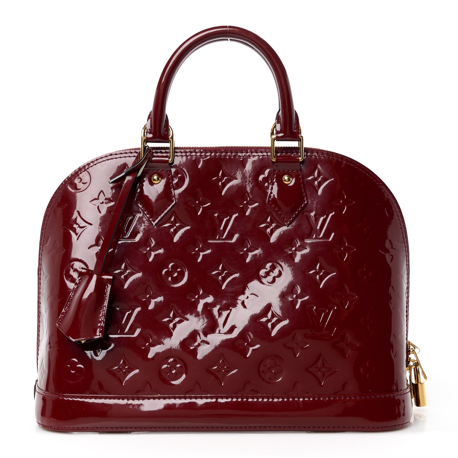 Louis Vuitton LOUIS VUITTON Vernis Alma PM Rouge Fauviste 1 of 13