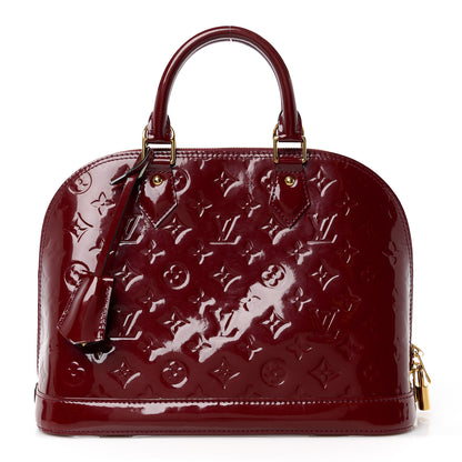Louis Vuitton LOUIS VUITTON Vernis Alma PM Rouge Fauviste 1 of 13