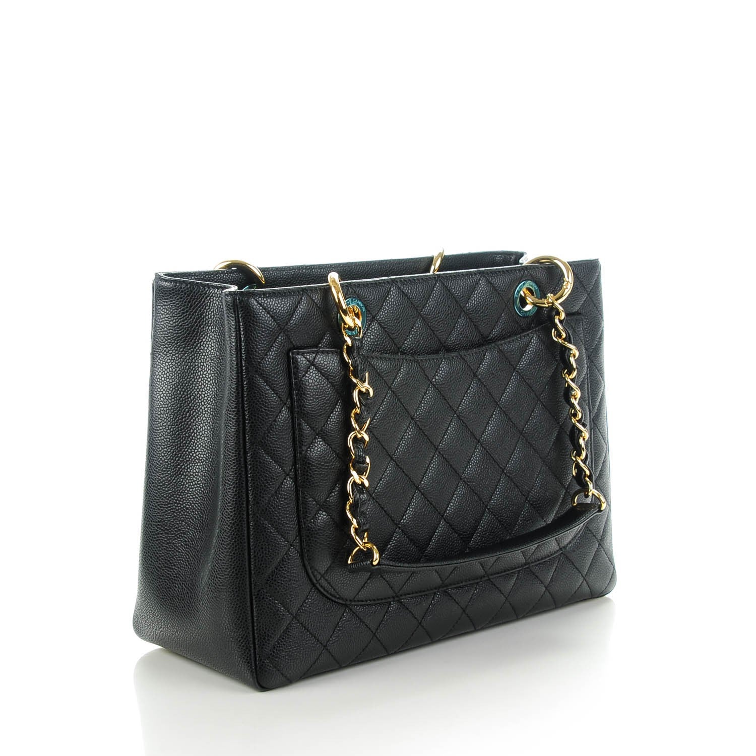 Chanel Caviar Grand Shopping Tote GST Black 3 of 7