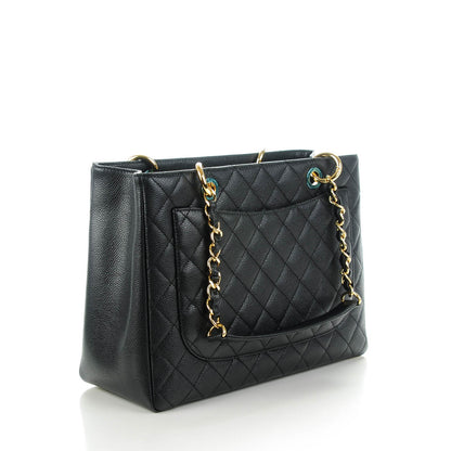 Chanel Caviar Grand Shopping Tote GST Black 3 of 7