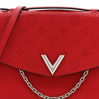 Louis Vuitton Calfskin Monogram Very Messenger Rubis Red 7 of 9