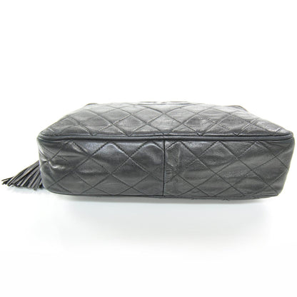 Chanel Lambskin Quilted Camera Tassel Bag Black 4 of 10