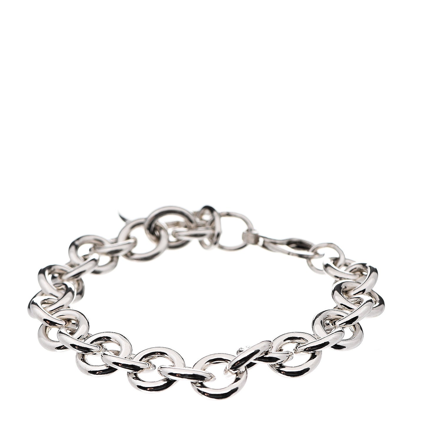 Sterling Silver Heart Tag Charm Bracelet