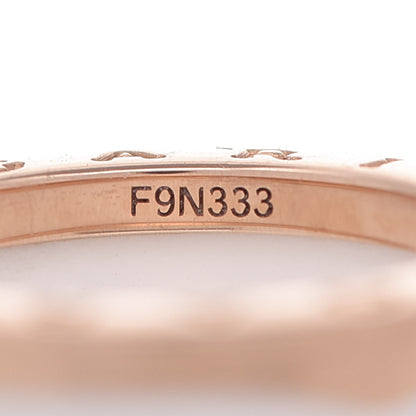 Bulgari 18K Rose Gold White Ceramic B.Zero1 Two-Band Ring 51 5.75 2 of 12