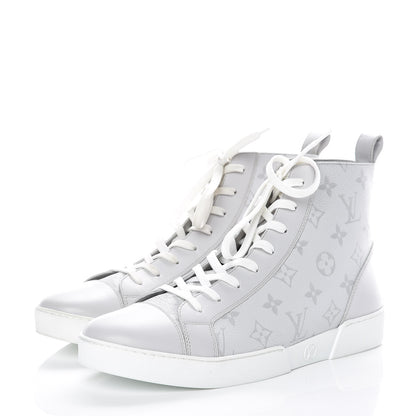 Louis Vuitton Monogram Match Up Sneakers 7.5 White 3 of 15