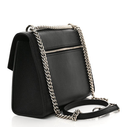 Louis Vuitton Soft Calfskin Mylockme Chain Bag BB Black 3 of 10