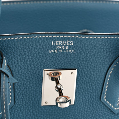 Hermes Togo BIRKIN 35 Blue Jean 6 of 15