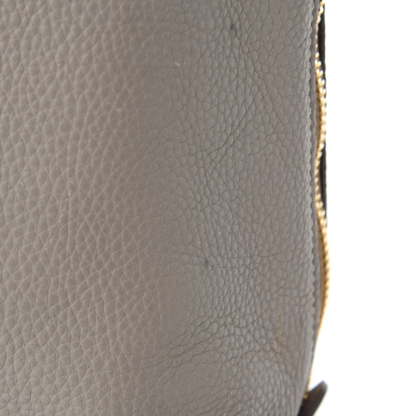 Vitello Daino Side Zip Tote Pomice
