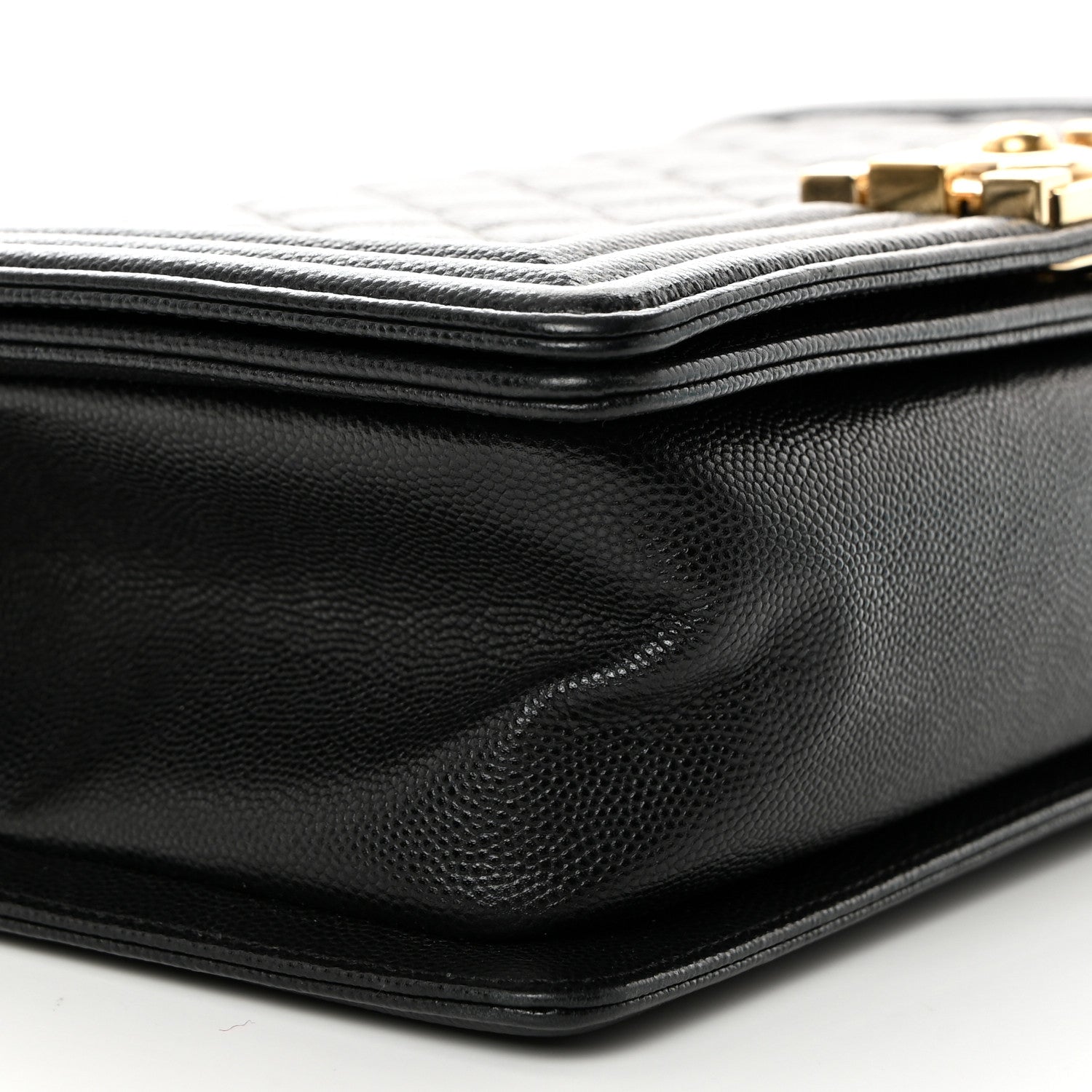 Chanel Caviar Quilted Medium Boy Flap Black 9 of 10