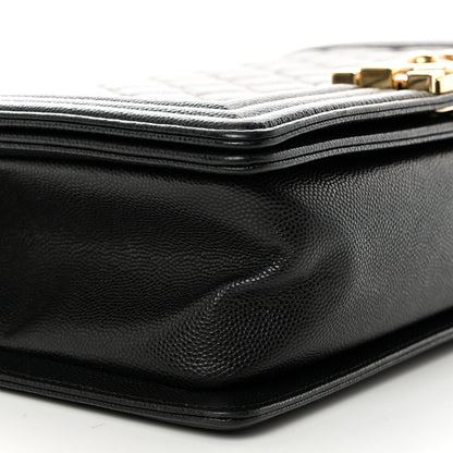 Chanel Caviar Quilted Medium Boy Flap Black 9 of 10