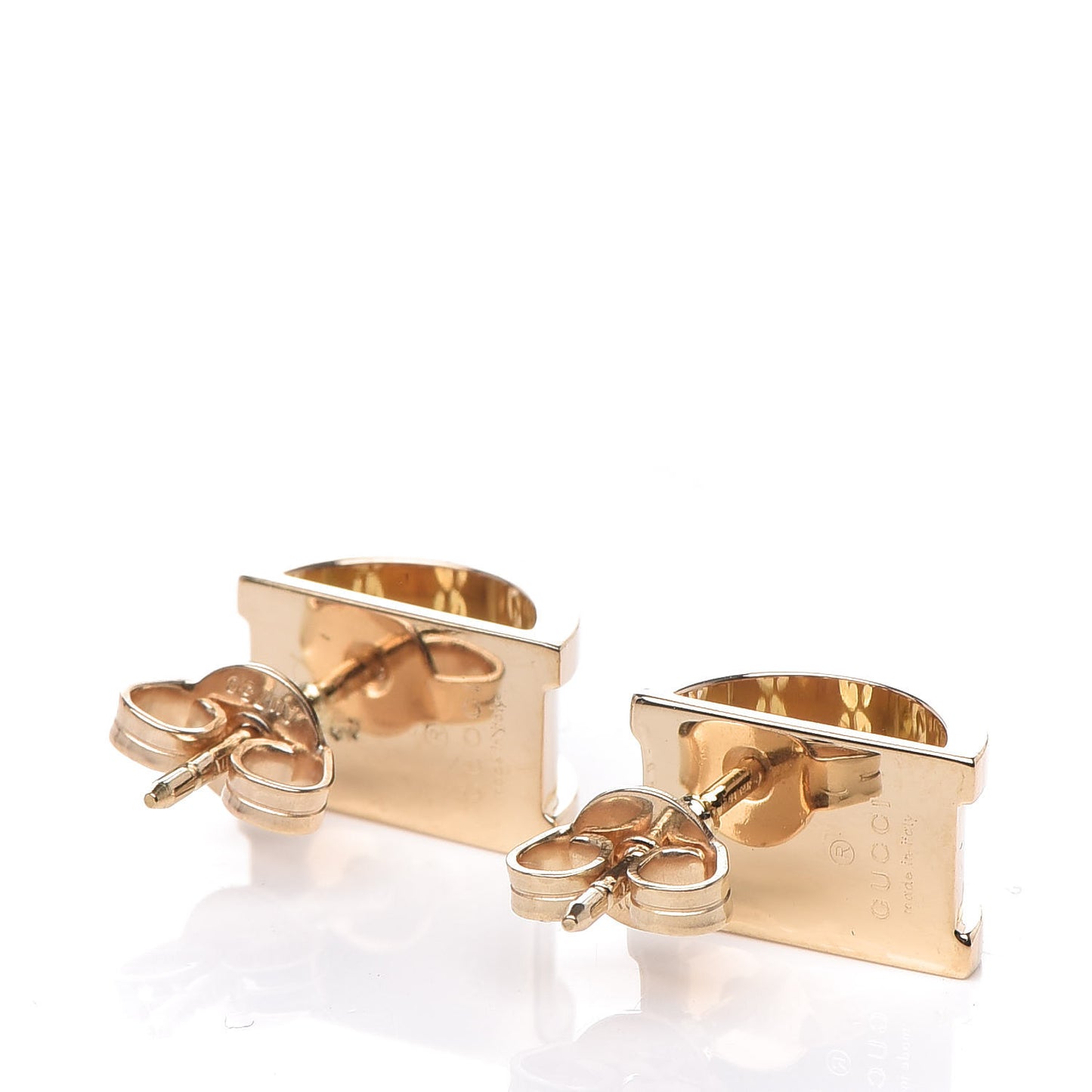 18K Yellow Gold Icon Twirl Earrings