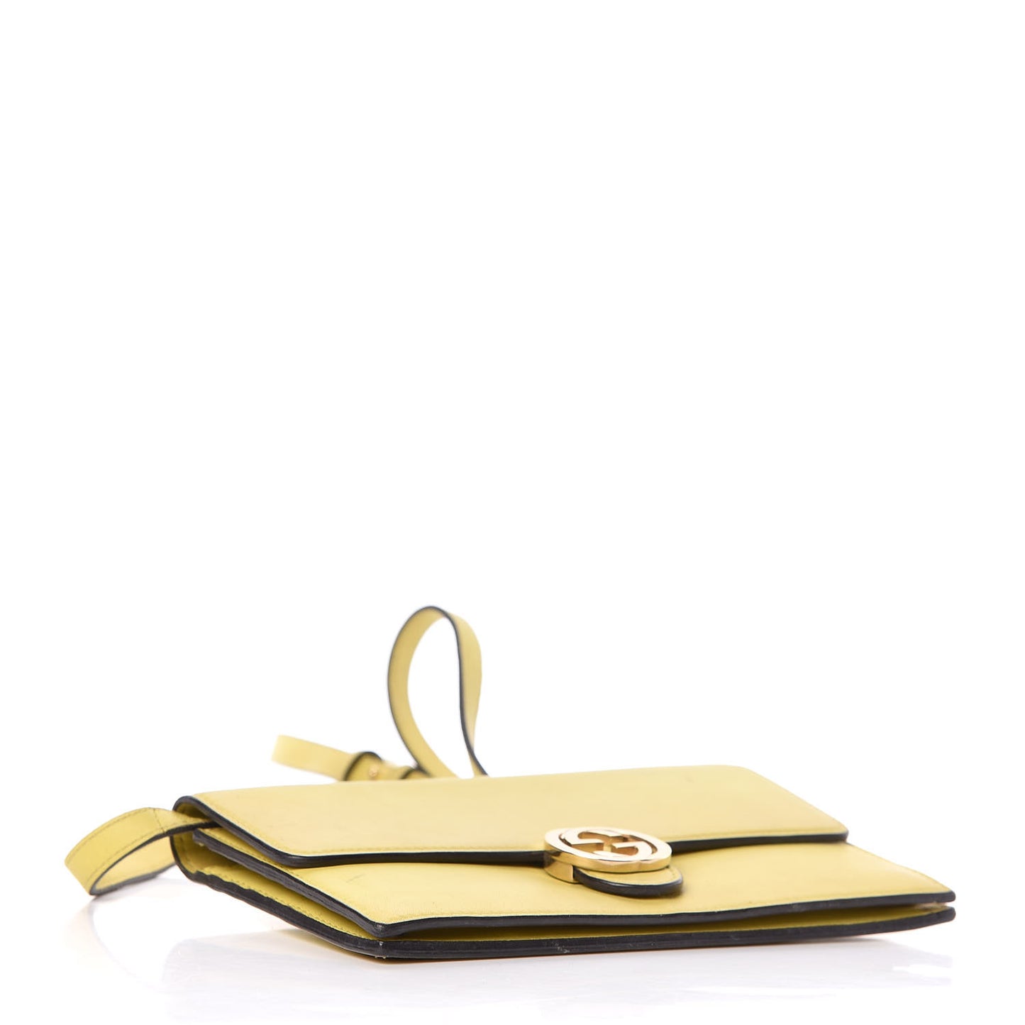 Moon Calfskin Icon Wallet Mimosa Flower