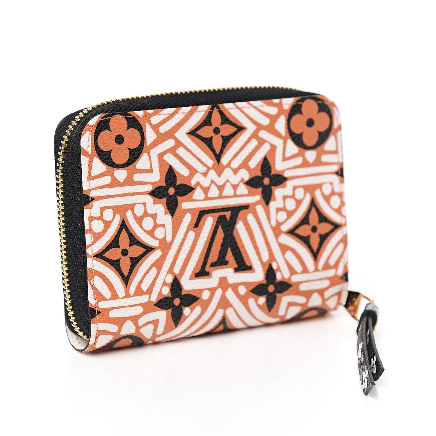 Louis Vuitton Monogram Giant Crafty Zippy Coin Purse Creme Caramel 2 of 6