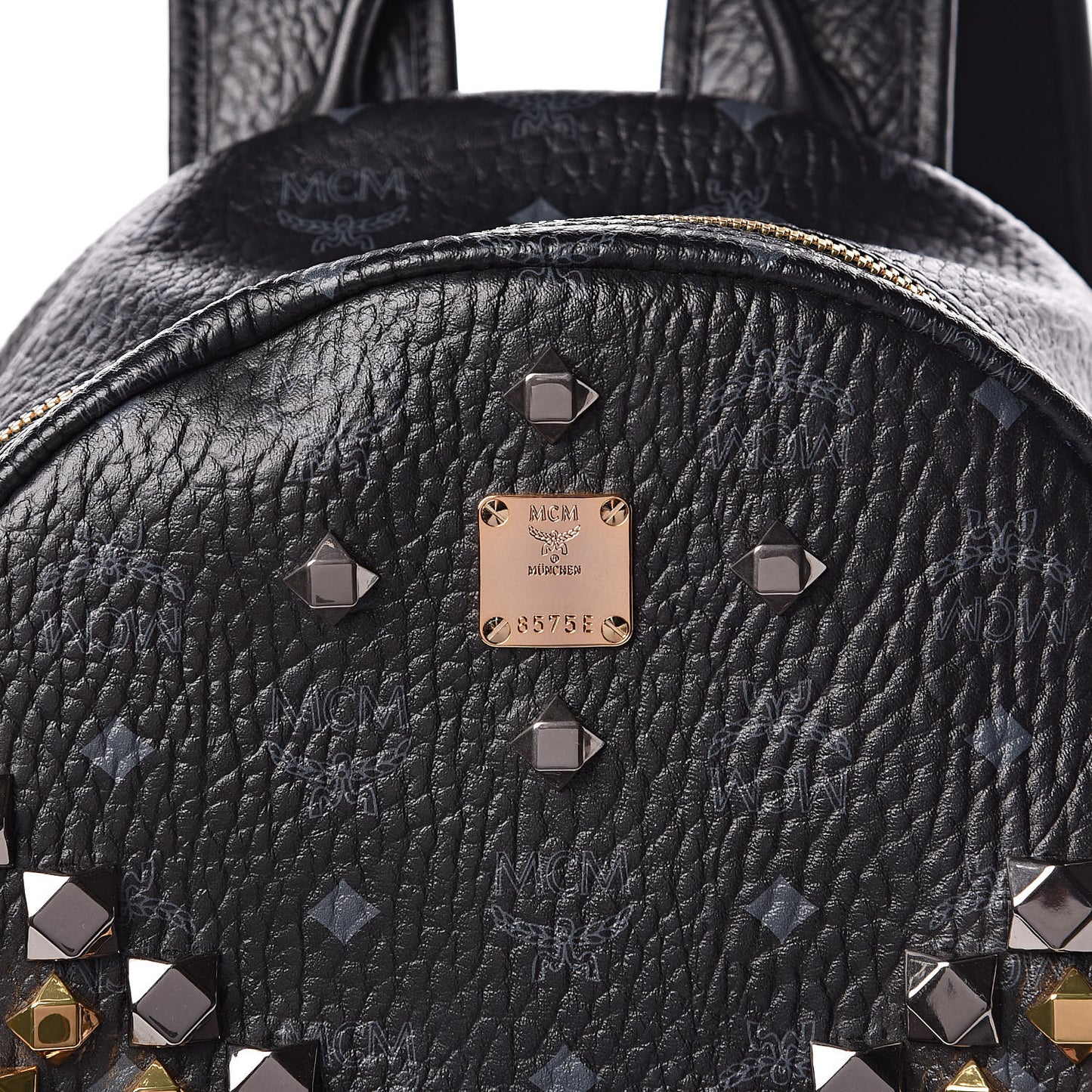 Visetos Studded Medium Stark M Backpack Black