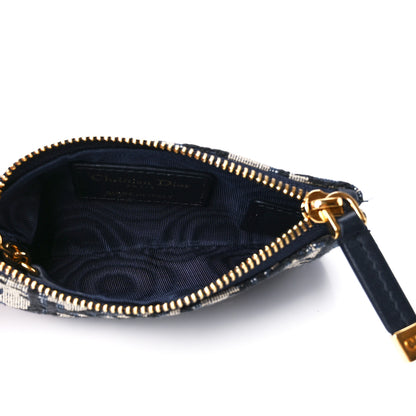 Christian Dior Oblique Key Case Blue 5 of 11