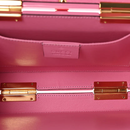 Gucci Plexiglass Mini Sylvie 1969 Top Handle Bag Pink 5 of 10