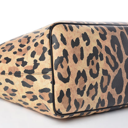 Givenchy Textured Coated Canvas Leopard Print Large Antigona Tote 10 of 14