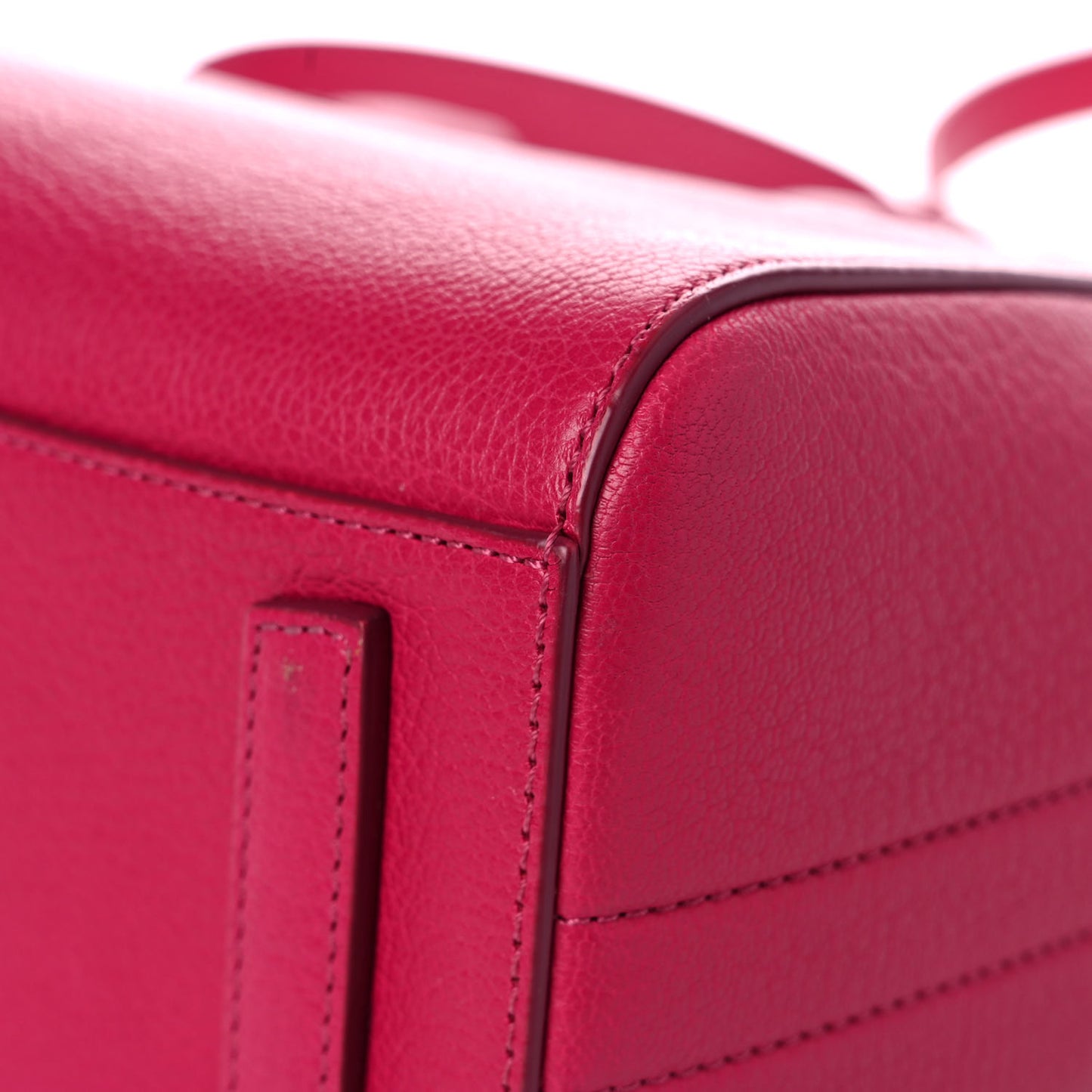 Sugar Goatskin Mini Antigona Fushia
