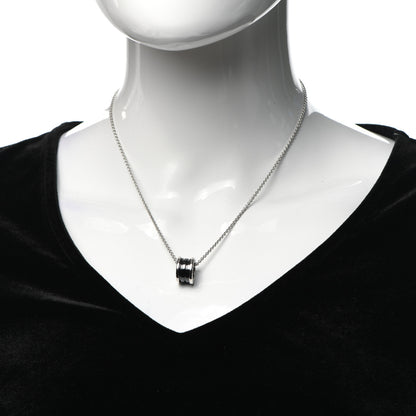 Bulgari Sterling Silver Ceramic Save The Children Pendant Necklace 2 of 5