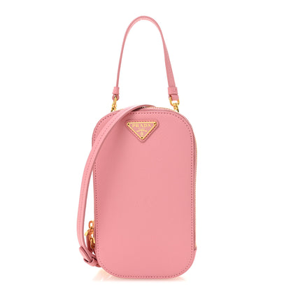 Prada Saffiano Mini Crossbody Bag Petalo 1 of 9