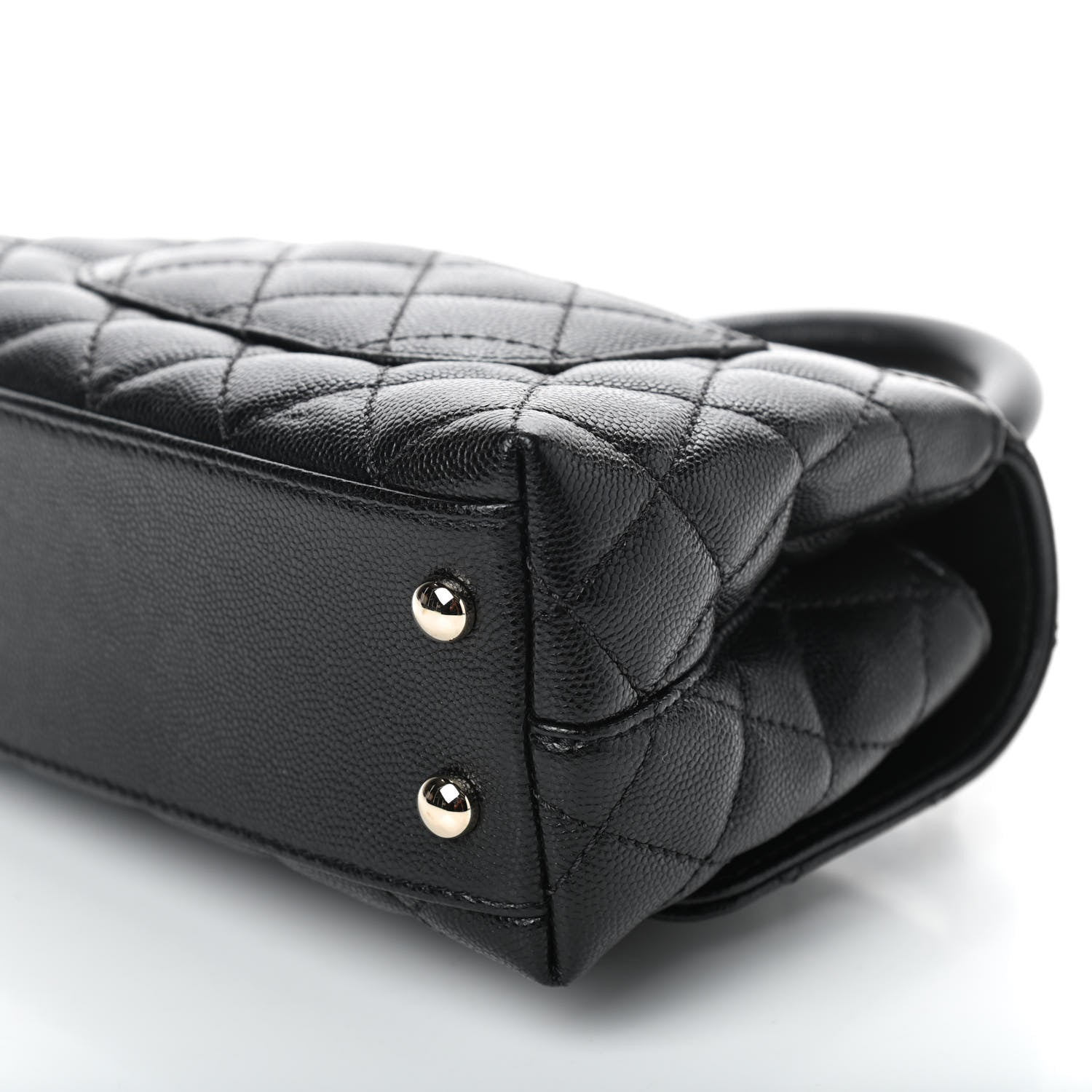 Chanel Caviar Quilted Extra Mini Coco Handle Flap Black 10 of 10