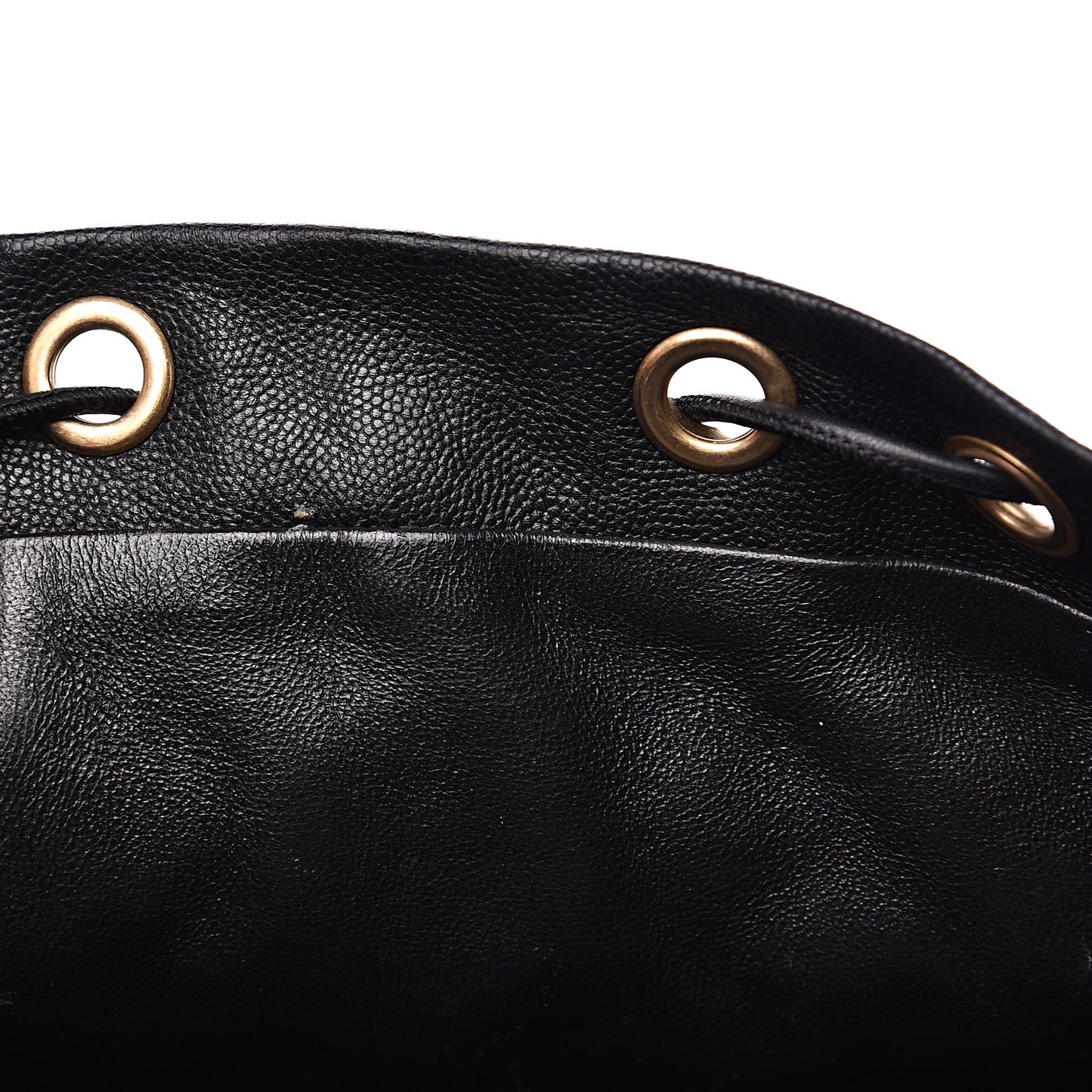 Caviar Quilted Filigree Backpack Black
