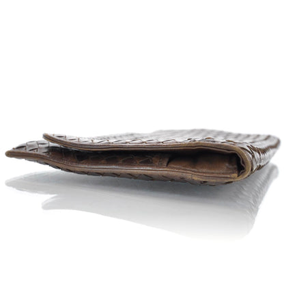 Bottega Veneta Vintage Intrecciato Clutch Brown 3 of 7