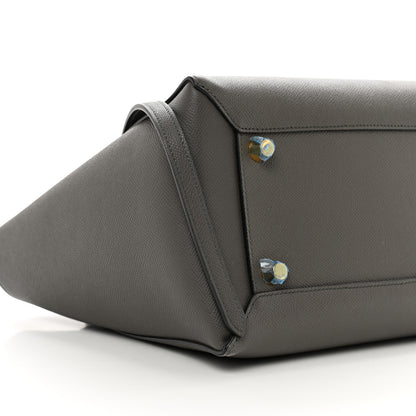 Celine Grained Calfskin Mini Belt Bag Grey 7 of 10