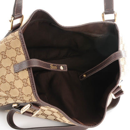 Gucci Monogram Medium Abbey Shoulder Bag Dark Brown 5 of 7