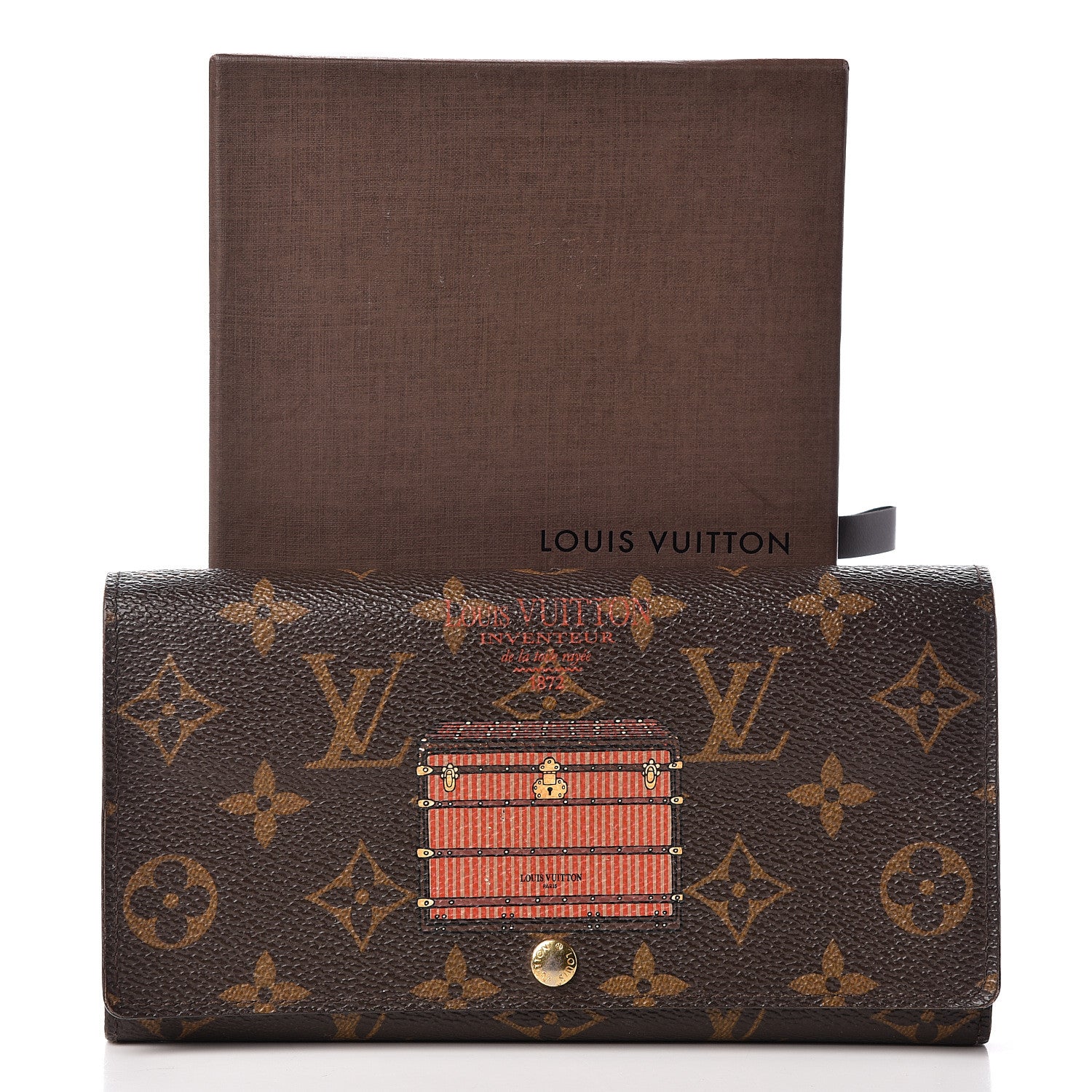 Louis Vuitton Monogram Trunks and Locks Sarah Wallet 12 of 12