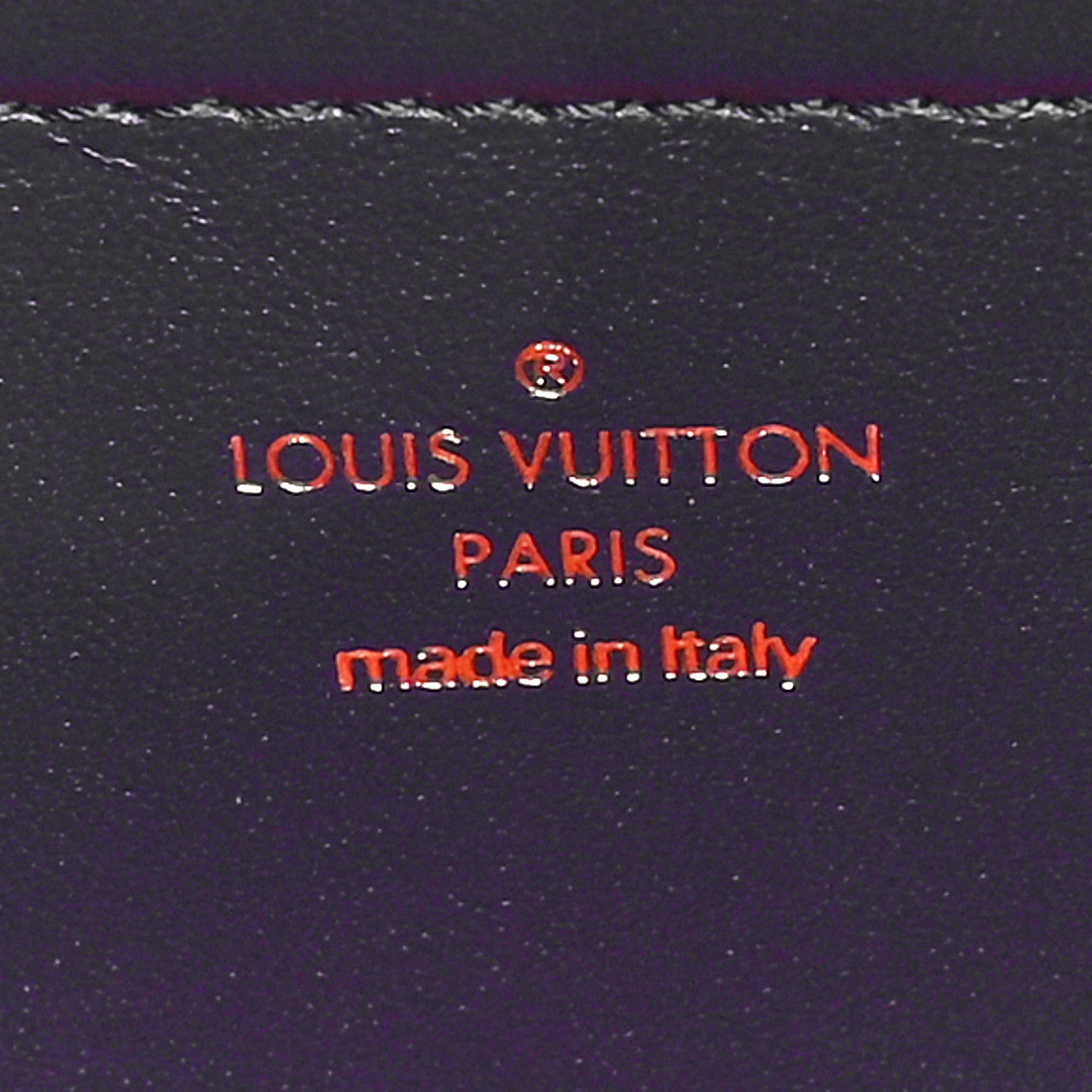 Louis Vuitton Lambskin Embossed Monogram LV Garden Pochette Coussin Navy 6 of 9