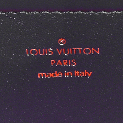 Louis Vuitton Lambskin Embossed Monogram LV Garden Pochette Coussin Navy 6 of 9