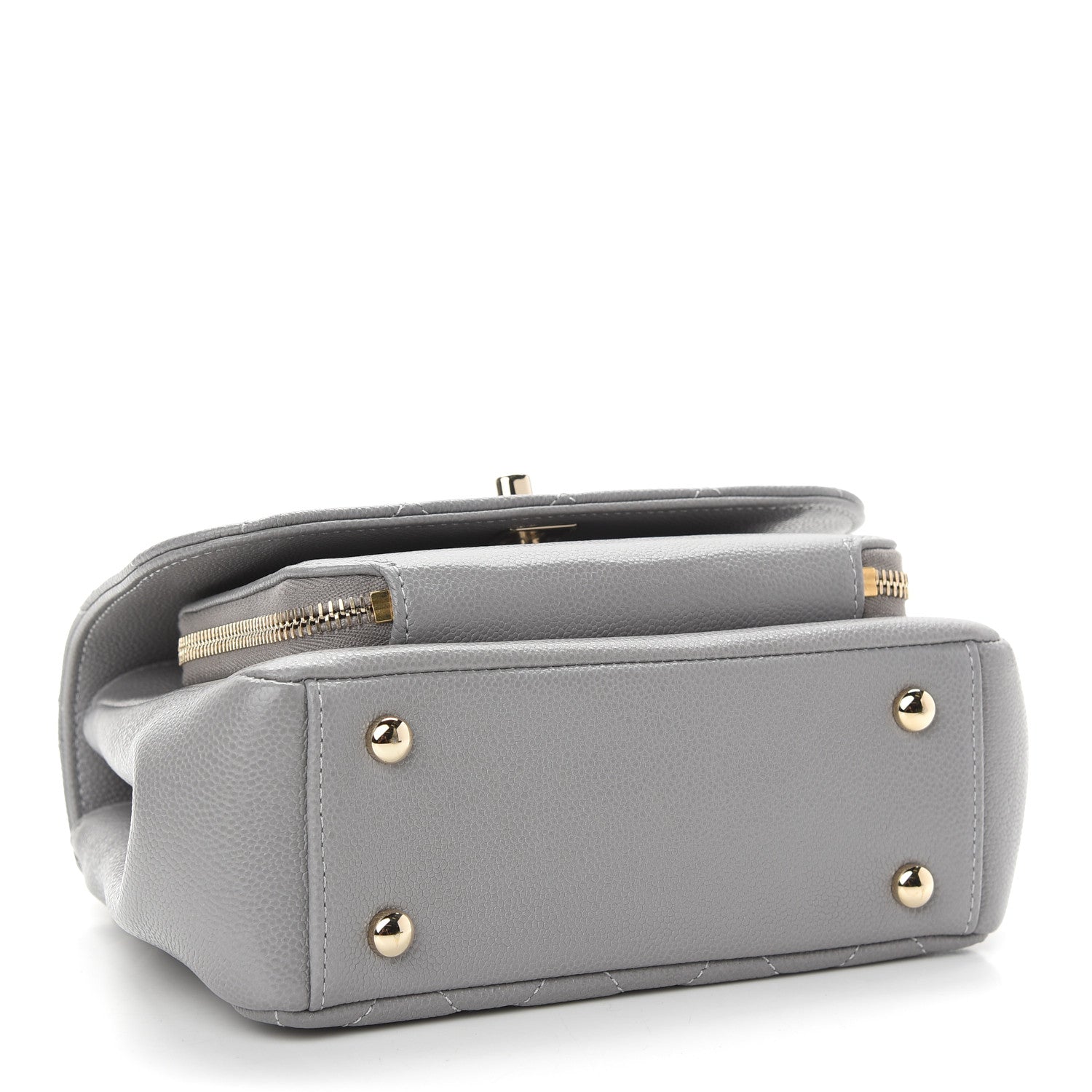 Chanel Caviar Quilted Small Business Affinity Flap Grey 4 of 9