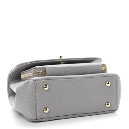 Chanel Caviar Quilted Small Business Affinity Flap Grey 4 of 9