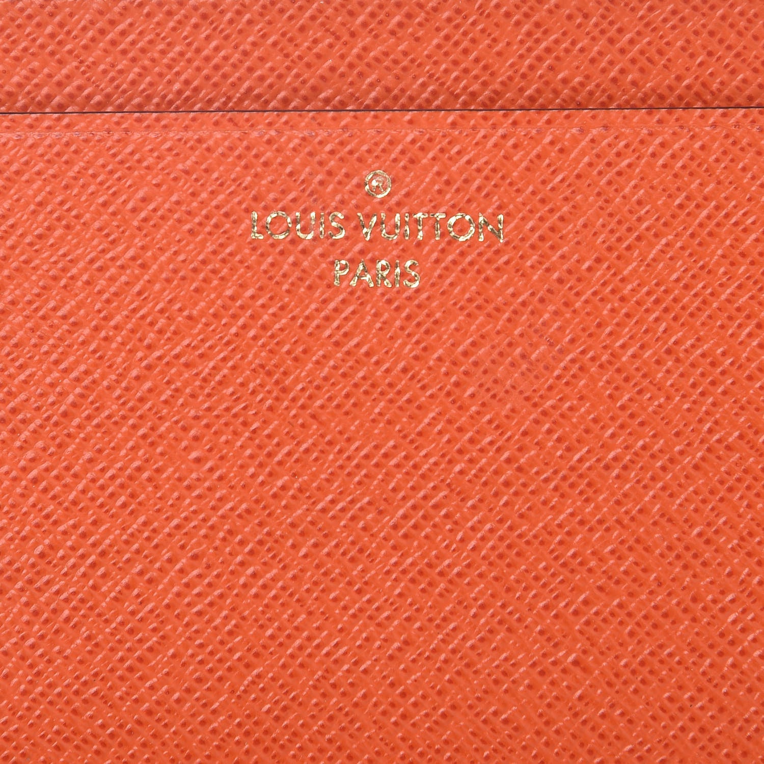 Louis Vuitton Calfskin Jeanne Wallet Insert Piment 6 of 6