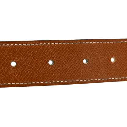 Hermes Box Epsom 32mm H Belt Strap 80 32 Black Gold 7 of 9