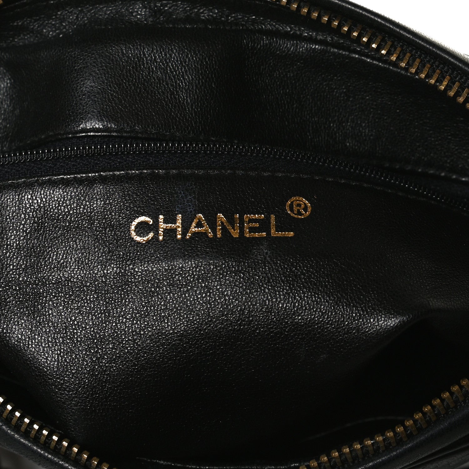 Chanel Lambskin Quilted CC Tassel Camera Case Black 6 of 9
