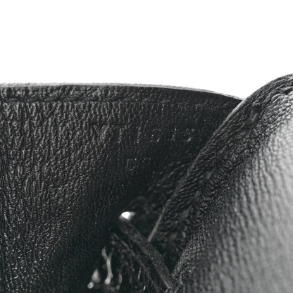 Hermes Shiny Porosus Crocodile Birkin 30 Black 7 of 13